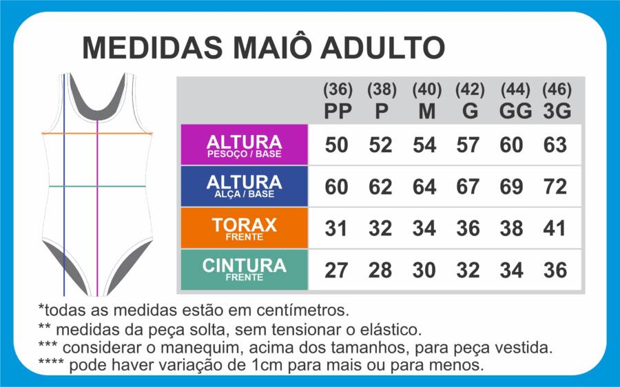 Maiô WaterColors Adulto - Imagem 6